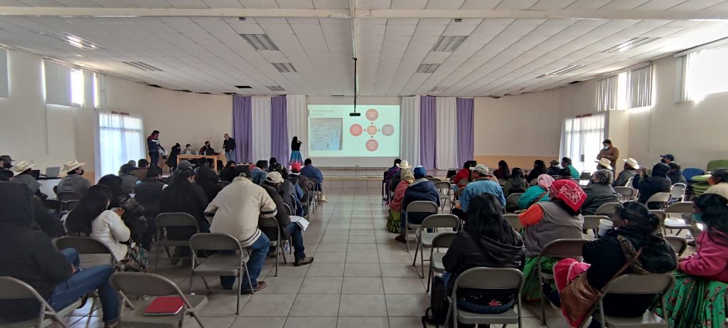 Comunidades integrantes de REDETI participando en la reunión del INPI del 12 de marzo del 2022, sobre el Plan de Justicia del Pueblo Ralámuli