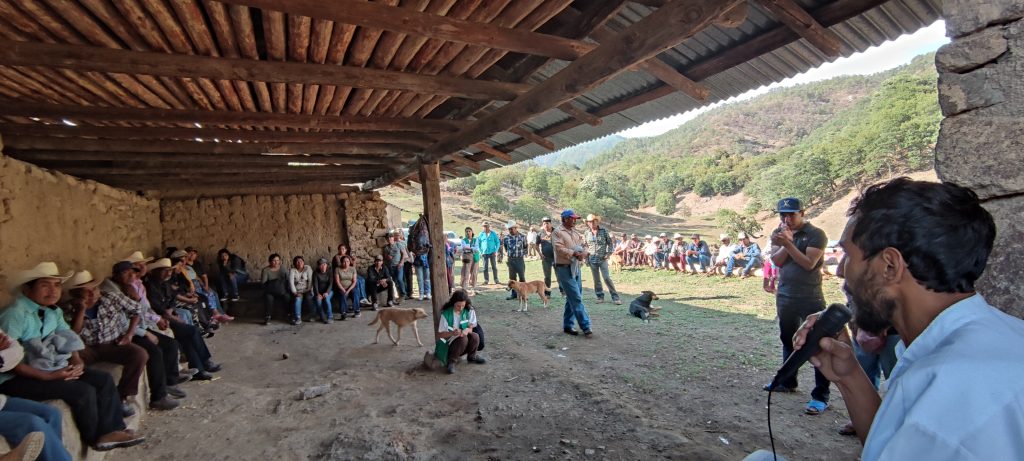 Encuentro de comunidades indígenas de REDETI en Coloradas de la Vírgen