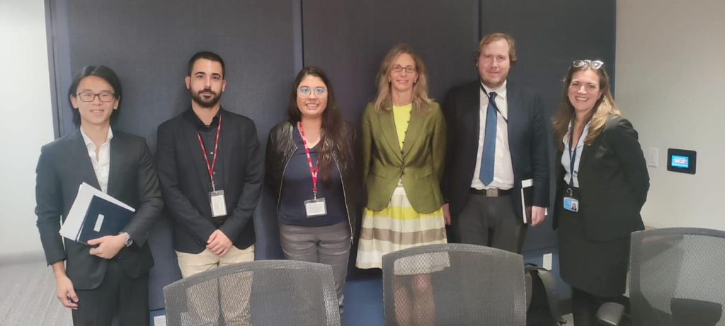 Reunión de REDETI y PBI con funcionariado de la oficina de Asuntos Globales de Canadá, en Ottawa.